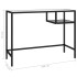Escritorio para ordenador vidrio negro 100x36x74