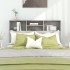 Mueble cabecero gris hormigón 140x19x103,5