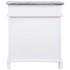 Mueble zapatero de madera de Paulownia gris 50x28x58