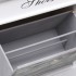 Mueble zapatero de madera de Paulownia gris 50x28x58