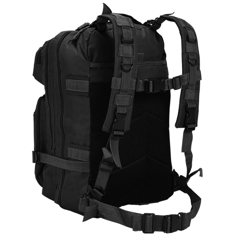 Mochila estilo ejército XXL negro 50