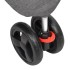 Cochecito para perros plegable tela oxford gris 80x46x98