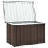 Caja de almacenaje para jardín marrón 109x67x65