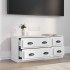 Mueble para TV madera contrachapada blanco 100x35,5x45
