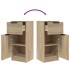 Aparador de madera contrachapada roble Sonoma 30x30x70