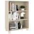 Estantería HAMAR madera pino maciza marrón miel 85x35x112