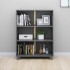 Estantería HAMAR madera maciza pino gris oscuro 85x35x112