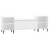 Mueble para TV madera contrachapada blanco 160x35x55