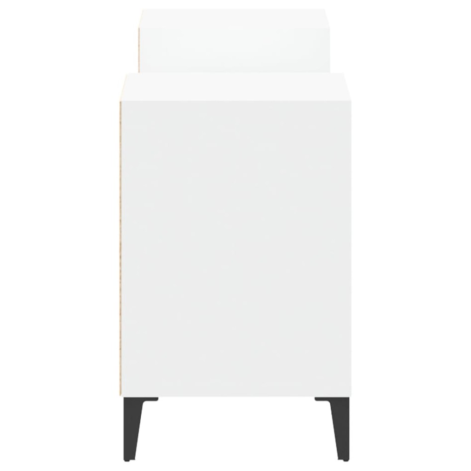 Mueble para TV madera contrachapada blanco 160x35x55