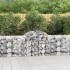 Cesta de gaviones forma arco hierro galvanizado