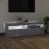 Mueble de TV con luces LED gris hormigón 120x35x40