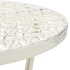 Mesa bistró estilo vintage metal redonda 40x70 cm