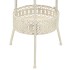 Mesa bistró estilo vintage metal redonda 40x70 cm