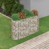 Arriate de gaviones de hierro galvanizado 190x50x100