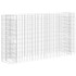 Arriate de gaviones de hierro galvanizado 190x50x100