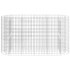 Arriate de gaviones de hierro galvanizado 190x50x100