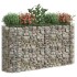 Arriate de gaviones de hierro galvanizado 190x50x100
