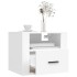 Mesitas de noche de pared 2 uds blanco 50x36x40
