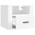 Mesitas de noche de pared 2 uds blanco 50x36x40