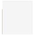 Mesitas de noche de pared 2 uds blanco 50x36x40