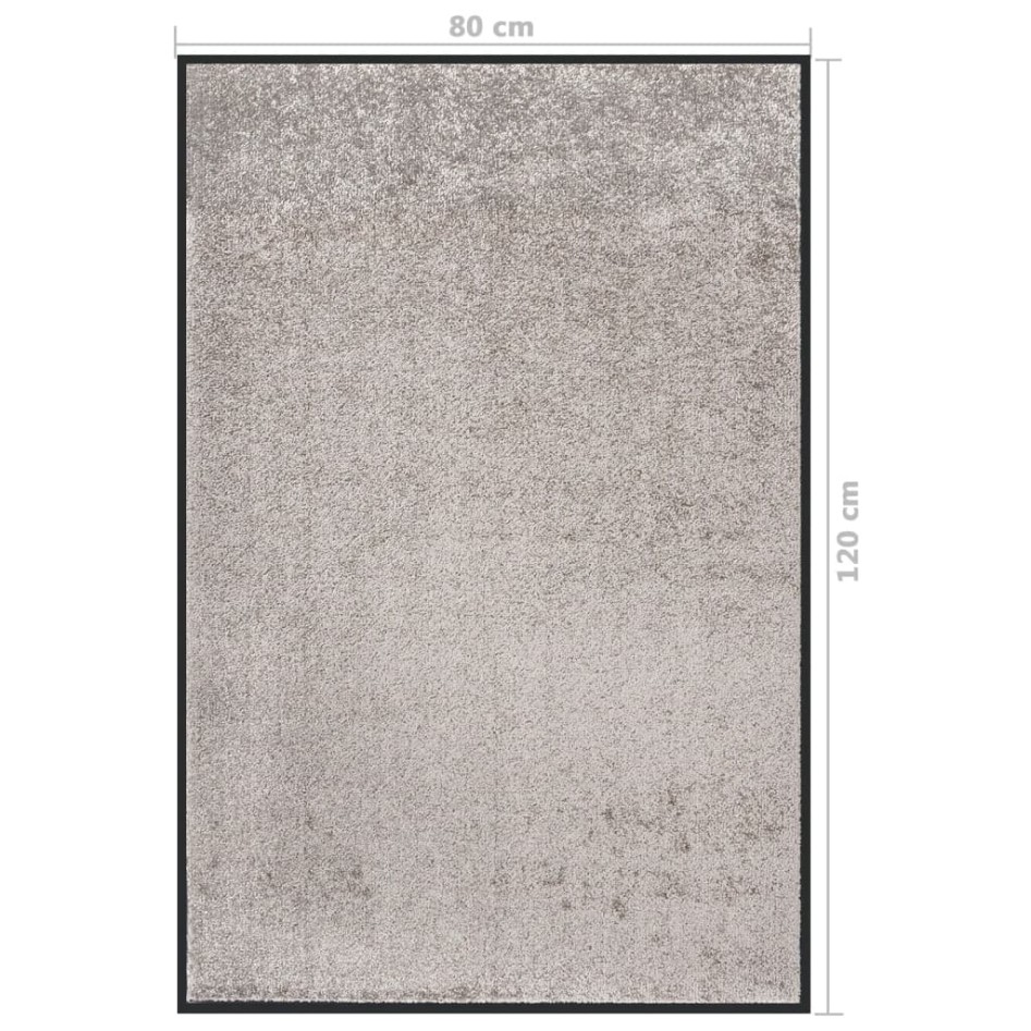 Felpudo gris 80x120