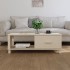 Mesa de centro HAMAR madera maciza pino marrón miel