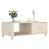 Mesa de centro HAMAR madera maciza pino marrón miel