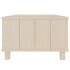 Mesa de centro HAMAR madera maciza pino marrón miel