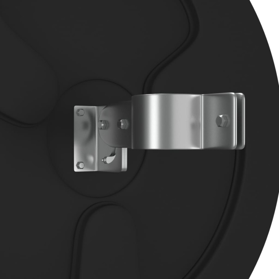 Espejo de tráfico convexo de exterior policarbonato negro