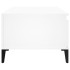 Mesa de centro madera contrachapada blanco 90x50x36,5