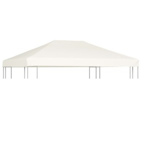 Toldo de cenador 310 g/m² 4x3 m blanco
