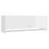 Armario de madera contrachapada blanco brillante 100x32,5x35
