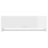 Armario de madera contrachapada blanco brillante 100x32,5x35