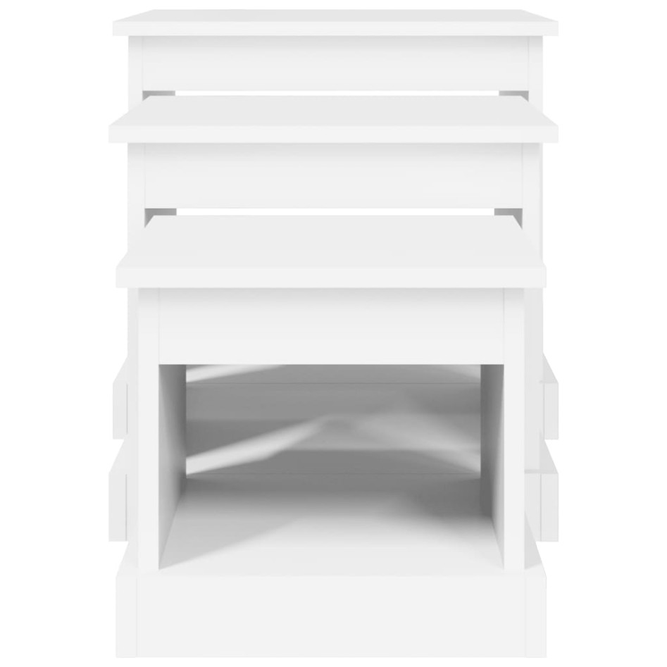 Mesas de centro 3 uds madera de ingeniería