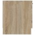 Mueble de TV madera contrachapada roble Sonoma 140x35x40