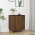 Aparador de madera contrachapada roble marrón 60x35x70