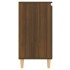 Aparador de madera contrachapada roble marrón 60x35x70