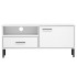 Mueble de TV con patas de metal OSLO madera maciza pino