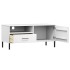 Mueble de TV con patas de metal OSLO madera maciza pino
