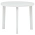 Mesa de jardín de plástico blanco 89