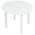 Mesa de jardín de plástico blanco 89