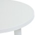 Mesa de jardín de plástico blanco 89