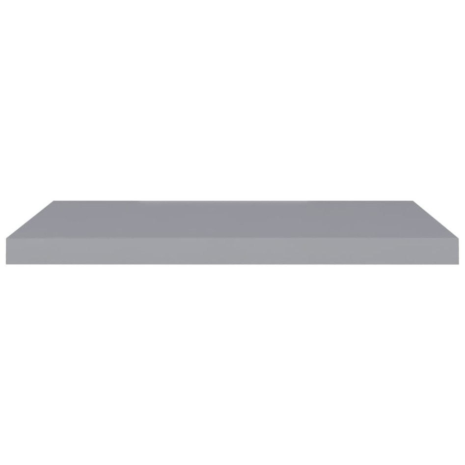 Estantes flotantes de pared 4 uds MDF gris 80x23,5x3,8