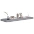 Estantes flotantes de pared 4 uds MDF gris 80x23,5x3,8
