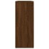 Aparador madera contrachapada roble marrón 91x29,5x75