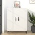 Aparador de madera contrachapada blanco 69,5x34x90