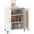 Aparador de madera contrachapada blanco 69,5x34x90