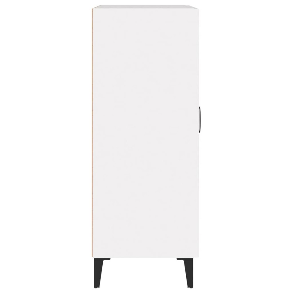 Aparador de madera contrachapada blanco 69,5x34x90