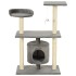 Rascador para gatos con postes rascadores de sisal 95 cm
