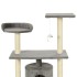 Rascador para gatos con postes rascadores de sisal 95 cm